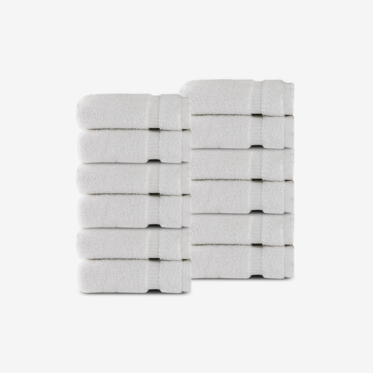 BELEM 12 PCS WASH CLOTH | COTTON WHITE