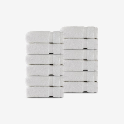 BELEM 12 PCS WASH CLOTH | COTTON WHITE
