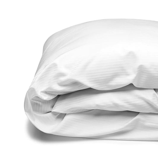 WHITE STRIPED DUVET COVERS