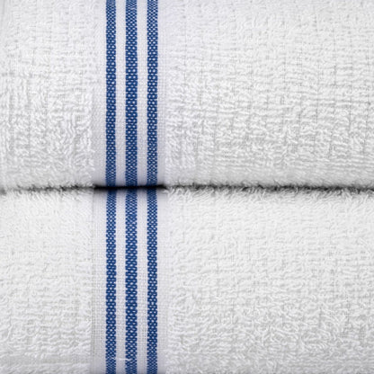 Three stripe Pool Towel 30x60 9 lbs Blue