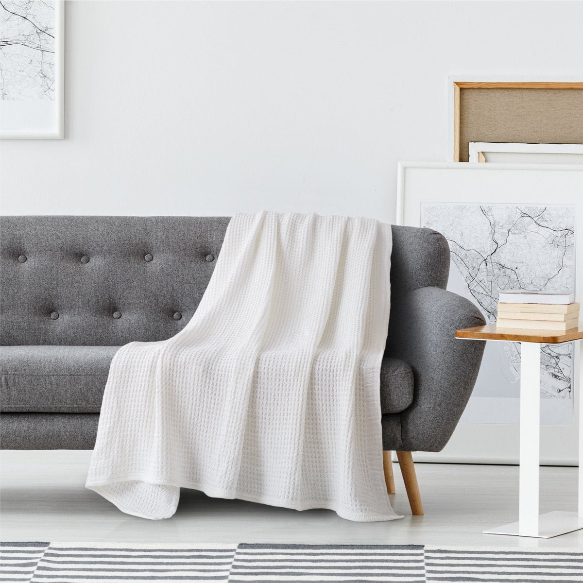 COTTON WAFFLE BLANKET