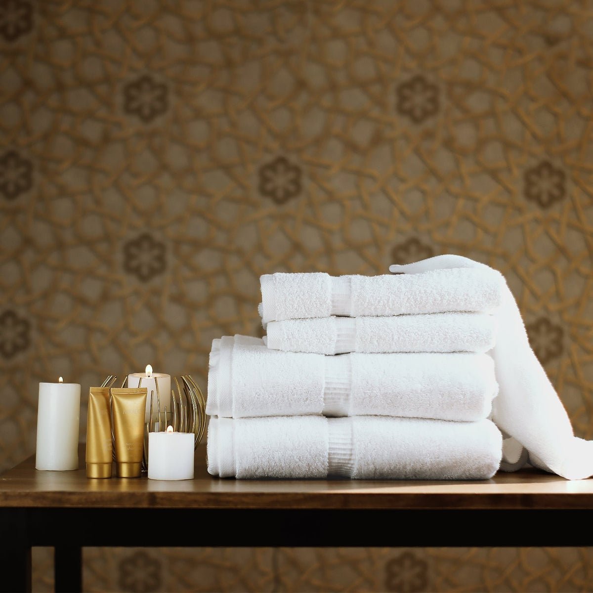 BELEM 8 PCS TOWELS SETS | COTTON WHITE