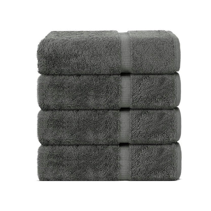 BELEM 04 PCS BATH TOWEL | COTTON CASTLEROCK GREY