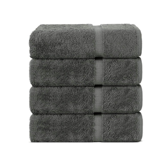 BELEM 04 PCS BATH TOWEL | COTTON CASTLEROCK GREY