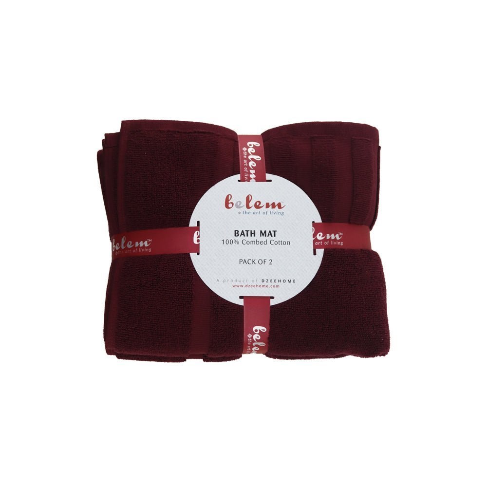 BELEM 2 PCS BATH MAT | CHERRY COLA