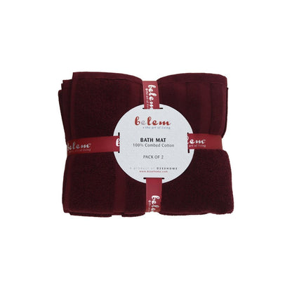 BELEM 2 PCS BATH MAT | CHERRY COLA