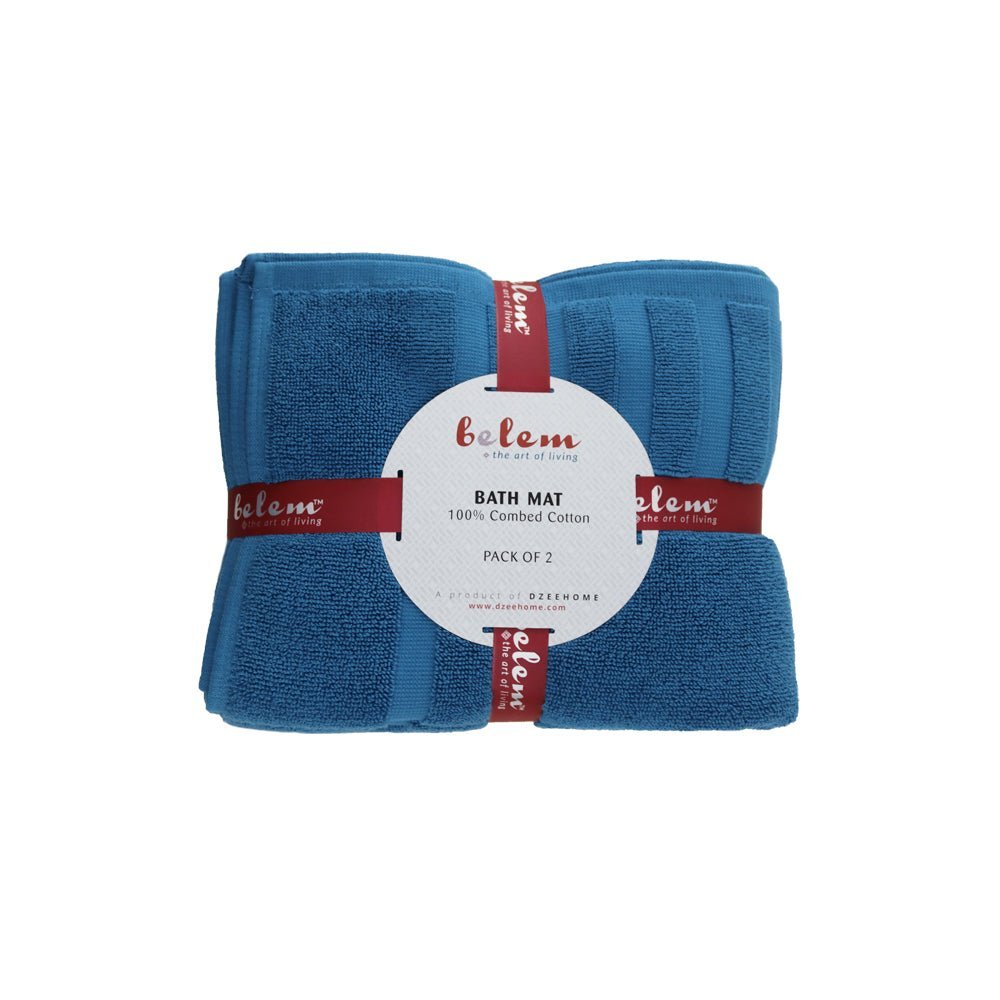 BELEM 2 PCS BATH MAT | EVENING BLUE