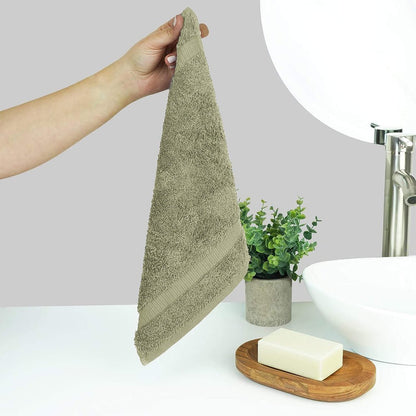 BELEM 12 PCS WASH CLOTH | COTTON SAGE GREEN
