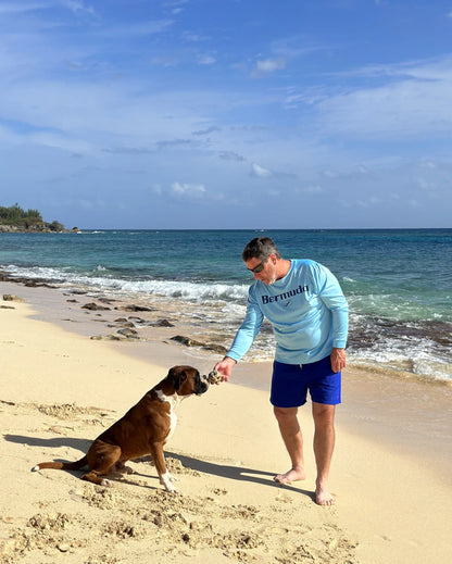 Bermuda Blue shield UPF50+ T-shirt