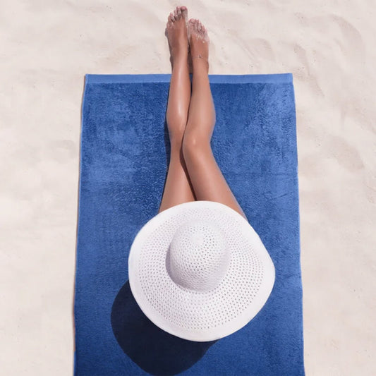 RYOTEI ECONOMY POOL TOWEL NAVY BLUE PACK OF 6