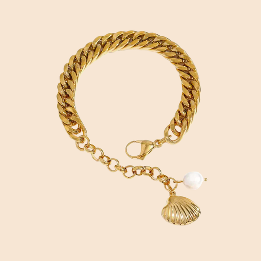 Thick Shell Bracelet