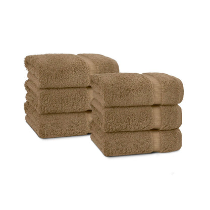 BELEM 6 PCS HAND TOWEL | COTTON SANDCASTLE TAN