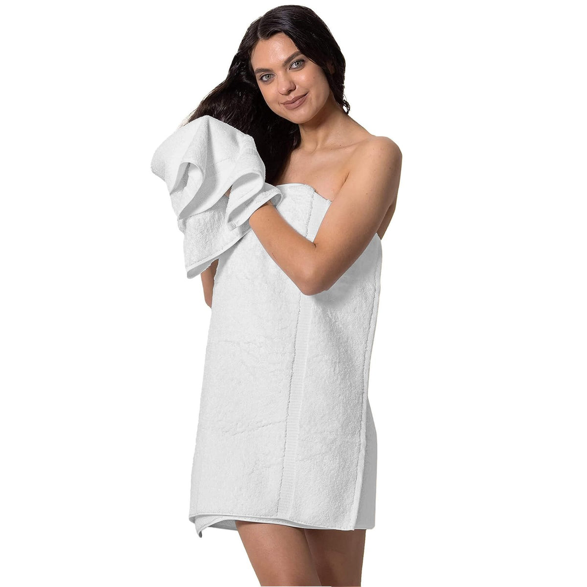 BELEM 8 PCS TOWELS SETS | COTTON WHITE