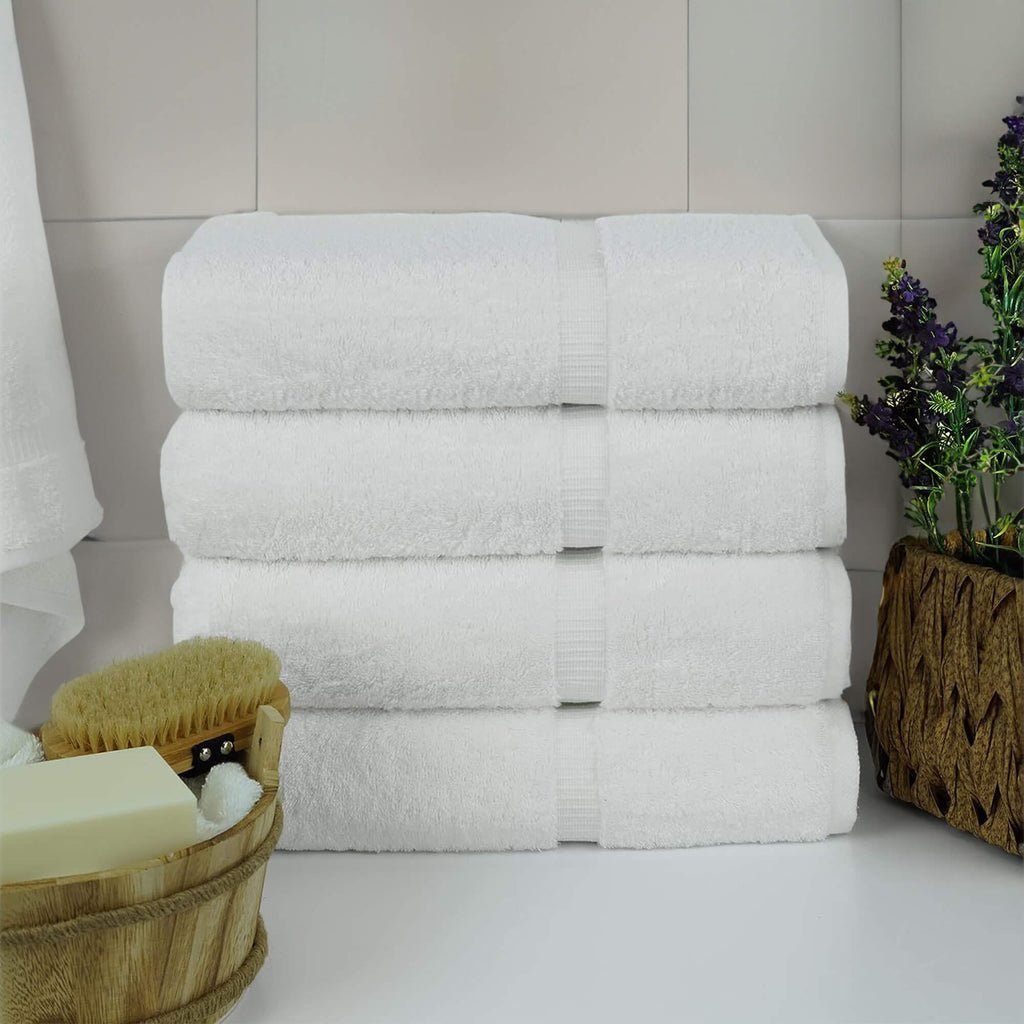 BELEM 04 PCS BATH TOWEL | COTTON WHITE