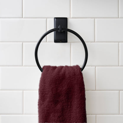 BELEM 6 PCS HAND TOWEL | COTTON CHERRY COLA | BURGUNDY