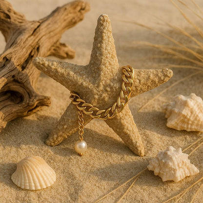 Thick Shell Bracelet