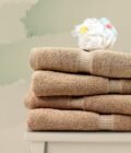BELEM 04 PCS BATH TOWEL | COTTON SANDCASTLE TAN - Image 4