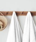 WHITE SPA TOWELS - BELEM 30X56 - PACK OF 2 - 100% COMBED COTTON - Image 4