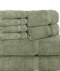 BELEM 8 PCS TOWELS SETS | COTTON SAGE GREEN