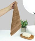 BELEM 12 PCS WASH CLOTH | COTTON SANDCASTLE TAN - Image 3
