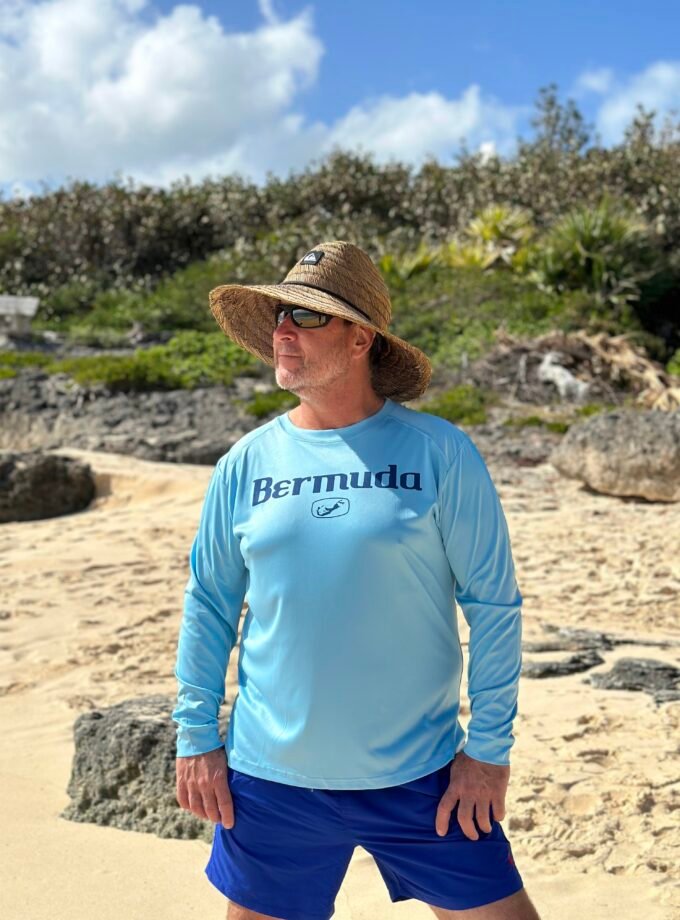 Bermuda Blue shield UPF50+ T-shirt