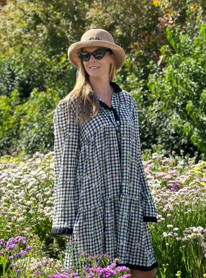 Island Breeze Check Dress