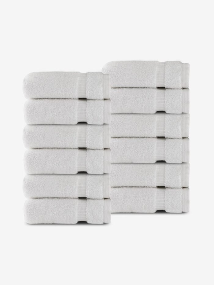 BELEM 12 PCS WASH CLOTH | COTTON WHITE