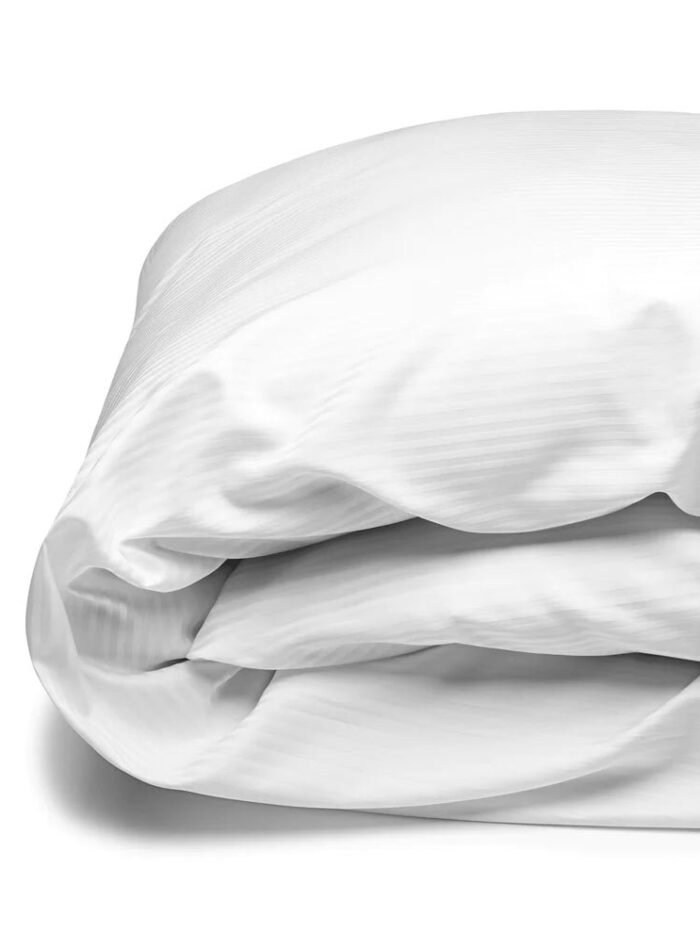 WHITE STRIPED DUVET COVERS