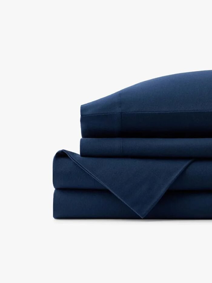 BELEM LUXURY BED SHEET SET | NAVY BLUE