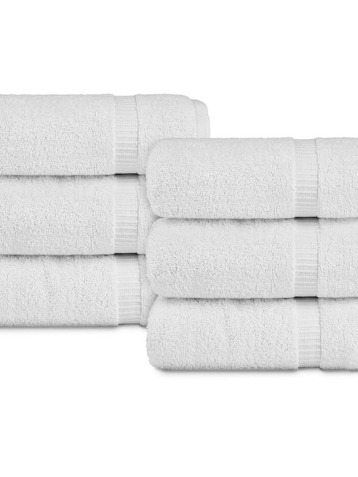 LUXURY HOTEL COLLECTION BATH TOWELS (700GSM) - 100% COMBED COTTON - 6 PCS