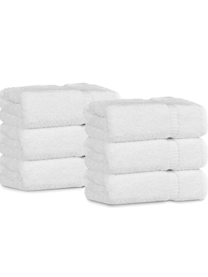 BELEM 6 PCS HAND TOWELS | WHITE HAND TOWELS