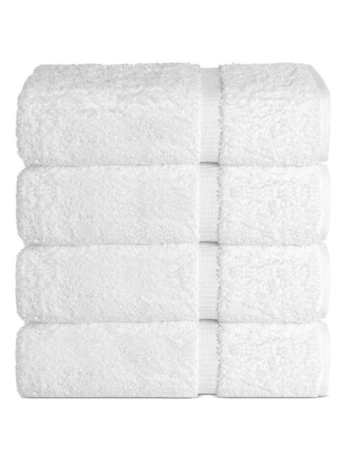 BELEM 04 PCS BATH TOWEL | COTTON WHITE