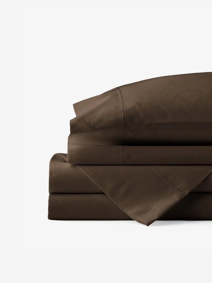 BELEM CLASSIC LUXURY BED SHEET SET | FRIAR BROWN
